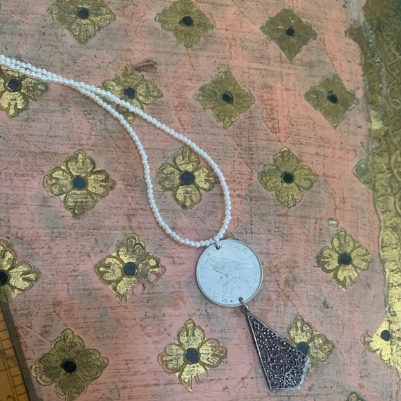 Hungarian coin pendant necklace - Picture 3 of 5